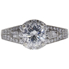 1.1 ct. Round Cut Halo Ring, G, SI2 #3