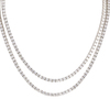 Round Cut Riviera Necklace, I-J, SI2-I1 #1