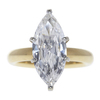 2.7 ct. Marquise Cut Solitaire Ring, H, SI2 #3