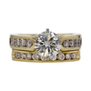 1.48 ct. Round Cut Bridal Set Ring, J-K, I1 #1