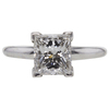 2 ct. Princess Cut Solitaire Ring, G, VVS2 #1