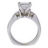 2.05 ct. Princess Cut Bridal Set Ring, G, SI2 #4