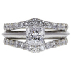 1.19 ct. Princess Cut Bridal Set Ring, D, VVS2 #3