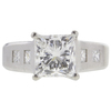 2.08 ct. Princess Cut Solitaire Ring, G, I1 #3