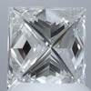 2.03 ct. Princess Cut 3 Stone Ring, H, VS2 #2