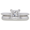 1.13 ct. Princess Cut Bridal Set Tiffany & Co. Ring, F, VS1 #1