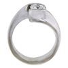 0.71 ct. Round Cut Bridal Set Ring, F-G, SI1 #3