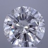 Clarity enhanced (Fracture Filled) 4.02 ct. Round Loose Diamond, I-J, I3 #1