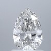 1.03 ct. Pear Cut Central Cluster Ring, F, SI2 #1