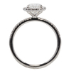 Lab Grown Diamond, 1.91 ct. Pear Cut Halo Ring, G, VS2 #2