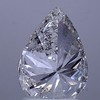 2.71 ct. Pear Cut 3 Stone Ring, I, SI2 #2