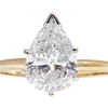 2.08 ct. Pear Cut Solitaire Ring, E, I2 #3
