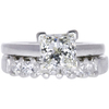 1.45 ct. Princess Cut Bridal Set Ring, I-J, SI1-SI2 #1