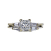 1.22 ct. Princess Cut Bridal Set Ring, J, VS1 #3