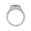 1.28 ct. Princess Cut Halo Ring, E, VS2 #4