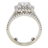 0.90 ct. Cushion Cut Bridal Set Ring, I, SI1 #4