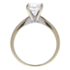 1.04 ct. Round Modified Brilliant Cut Bridal Set Ring, F, I1 #4
