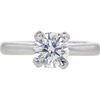1.11 ct. Round Cut Solitaire Ring, F, VS2 #3