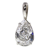 2.02 ct. Pear Cut Pendant Necklace, E, SI1 #3