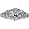 1.0 ct. Transitional Cut 3 Stone Ring, G-H, I2 #1
