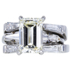4.02 ct. Emerald Cut Bridal Set Ring, L, VS2 #2
