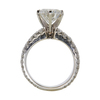 Clarity Enhanced 2.69 ct. Round Cut Bridal Set Ring, J, I2 #4