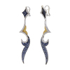 Stefan Hafner Sapphire & Diamond Drop Earrings (18k) #2