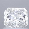 1.02 ct. Radiant Modified Cut 3 Stone Ring, F, SI2 #2