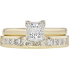 0.7 ct. Princess Cut Bridal Set Ring, G-H, VS1 #1