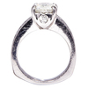 2.01 ct. Round Cut Solitaire Ring, J, SI2 (Slightly Milky) #4