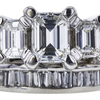 0.82 ct. Emerald Cut Bridal Set Ring, G, VS2 #4