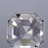 3.37 ct. Asscher Cut 3 Stone Ring, M, VVS2 #2