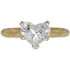 1.01 ct. Heart Cut Solitaire Ring, H, VS2 #3