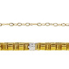 One Roberto Coin 18K Gold and Diamond Appassionata One-Row Woven Bracelet & One 18K Dangle Charm Bracelet with Diamond Accents #1