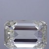 3.03 ct. Emerald Cut 3 Stone Ring, M, VS1 #2