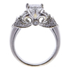 1.05 ct. Princess Cut 3 Stone Ring, D, SI1 #3