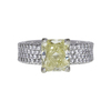 2.41 ct. Radiant Cut Solitaire Ring, Fancy, SI2 #3