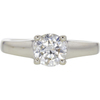 1.13 ct. Round Cut Solitaire Ring, G, I1 #3