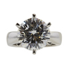 5.07 ct. Round Cut Solitaire Ring, H, VS2 #3