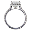 2.02 ct. Princess Cut Halo Ring, G, SI1 #4