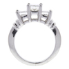 0.7 ct. Princess Cut Bridal Set Ring, F-G, VS1-VS2 #2