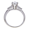 0.87 ct. Marquise Cut 3 Stone Ring, F-G, SI1 #2