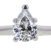 1.01 ct. Pear Cut Solitaire Ring, F, SI2 #4