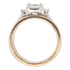 0.99 ct. Princess Cut Bridal Set Ring, G-H, VS1 #2