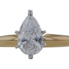 0.85 - 0.94 ct. Pear Cut Solitaire Ring, G-H, VS1-VS2 #1
