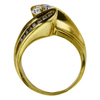 0.72 ct. Round Cut Bridal Set Ring, F, VS2 #1