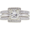 1.18 ct. Princess Cut Bridal Set Ring, J, VS1 #3