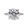 5.45 ct. Round Cut Solitaire Ring, G, SI1 #3