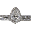 1.13 ct. Pear Cut Bridal Set Tiffany & Co. Ring, G, VS1 #3