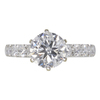 2.02 ct. Round Cut Solitaire Ring, H, SI2 #3